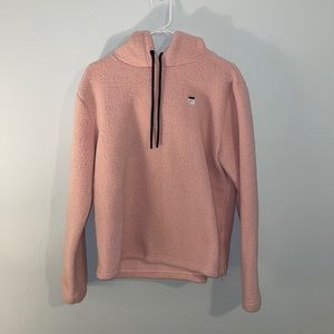 Fila pink sherpa pull over